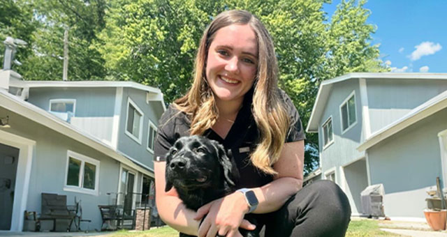 Kristina Peek, veterinary team member at Peak Pet Urgent Care in Reno, NV